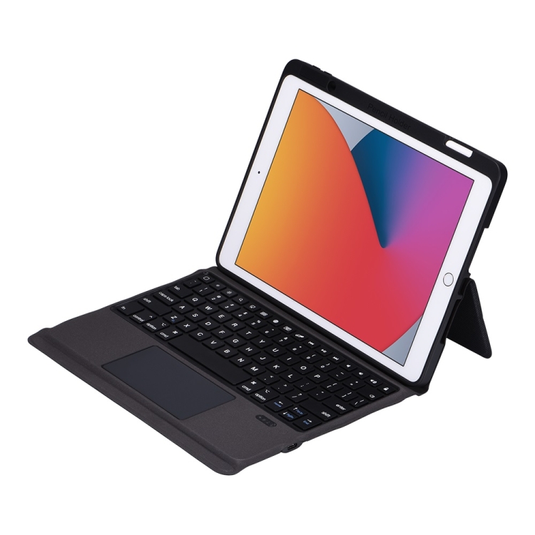 T2092 Bluetooth Keyboard PU Leather + Soft TPU Tablet Case with Touchpad & Pen Slot For iPad 10.2(2020/2019) Air 10.5 / Pro 10.5(Dark Blue) T2092 Bluetooth Keyboard PU Leather + Soft TPU Tablet Case with Touchpad & Pen Slot For iPad 10.2(2020/2019) Air 10.5 / Pro 10.5(Dark Blue)