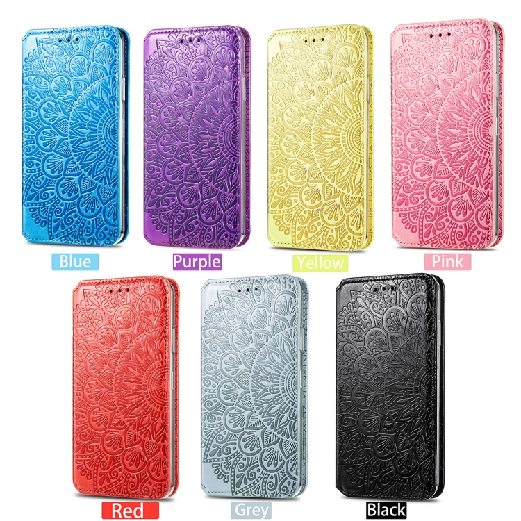 For Samsung Galaxy S21 Ultra 5G Blooming Mandala Embossed Pattern Magnetic Horizontal Flip Leather Case with Holder & Card Slots & Wallet(Pink) For Samsung Galaxy S21 Ultra 5G Blooming Mandala Embossed Pattern Magnetic Horizontal Flip Leather Case with Holder & Card Slots & Wallet(Pink)