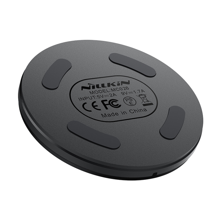 NILLKIN MC026 Portable Button Fast Charging Wireless Charger(Black) NILLKIN MC026 Portable Button Fast Charging Wireless Charger(Black)