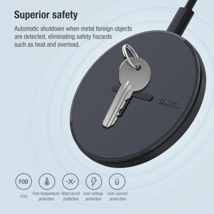 NILLKIN MC026 Portable Button Fast Charging Wireless Charger(Black) NILLKIN MC026 Portable Button Fast Charging Wireless Charger(Black)