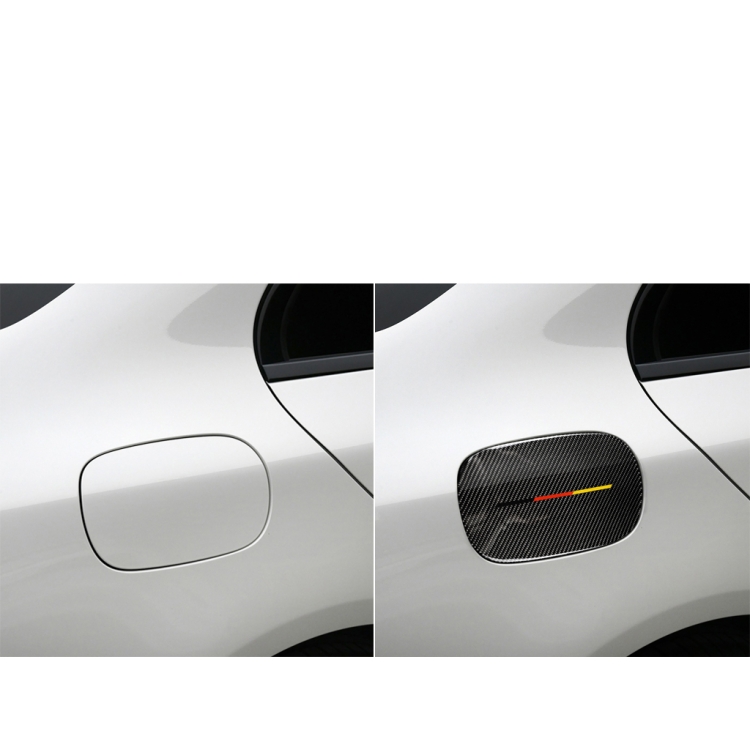 Autocollant décoratif de bouchon de réservoir de carburant en Fiber de  carbone de voiture pour Mercedes-Benz classe C W205 2015-2018, entraînement  gauche et droit universel (couleur allemande)
