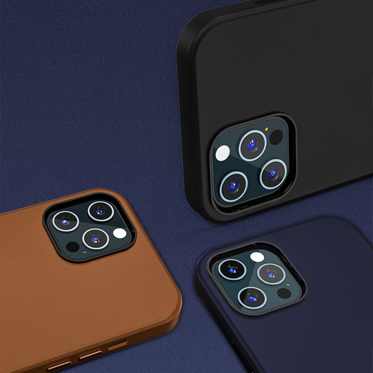 For iPhone 12 TOTUDESIGN Royal Series PU Leather Case(Black) For iPhone 12 TOTUDESIGN Royal Series PU Leather Case(Black)