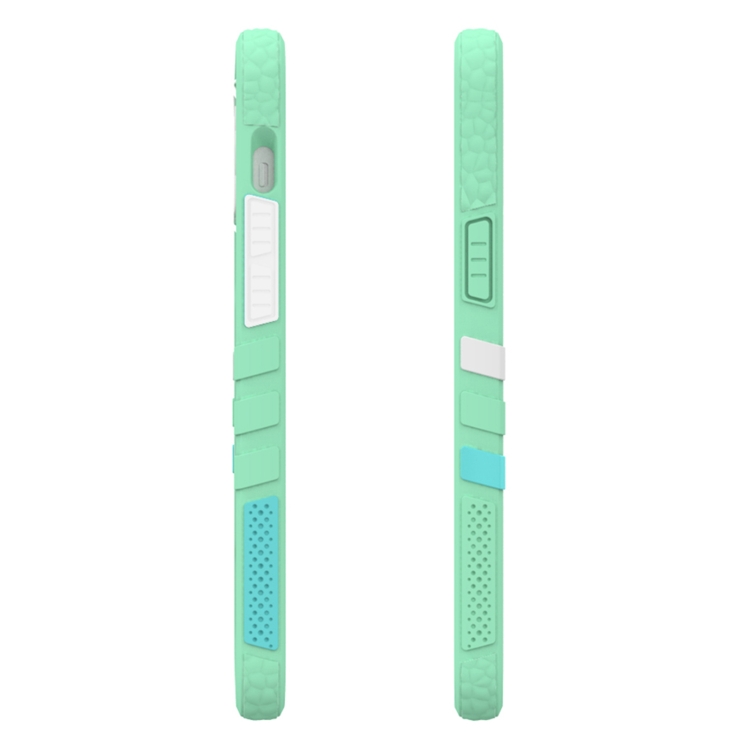 For iPhone 12 TGVlS Vibrant Series Multi-coloured Block Shockproof Protective Case(Blue) For iPhone 12 TGVlS Vibrant Series Multi-coloured Block Shockproof Protective Case(Blue)
