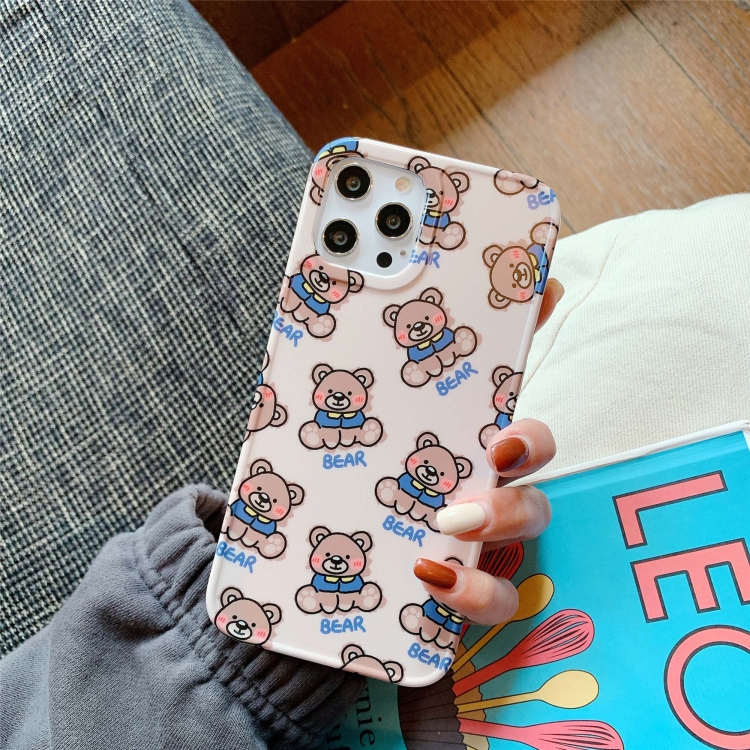 IMD Shockproof Protective Case For iPhone 11 Pro(Cartoon Bear) IMD Shockproof Protective Case For iPhone 11 Pro(Cartoon Bear)