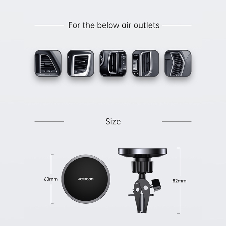 JOYROOM JR-ZS240 15W Max Car Magnetic Wireless Charge Holder JOYROOM JR-ZS240 15W Max Car Magnetic Wireless Charge Holder