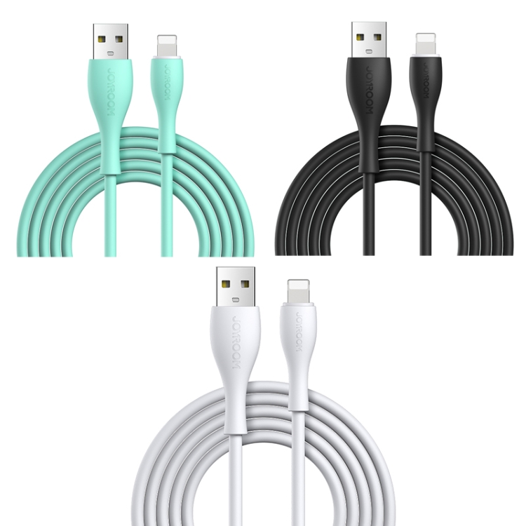 JOYROOM S-2030M8 M8 Bowling Series 2.4A USB to 8 Pin TPE Charging Transmission Data Cable, Cable Length:2m(Green) JOYROOM S-2030M8 M8 Bowling Series 2.4A USB to 8 Pin TPE Charging Transmission Data Cable, Cable Length:2m(Green)