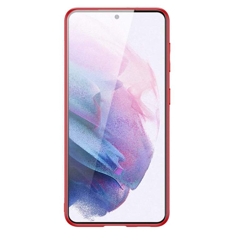 For Samsung Galaxy S21+ 5G DUX DUCIS YOLO Series PU + PC + TPU All-inclusive Electroplating Shockproof Protective Case(Red)
