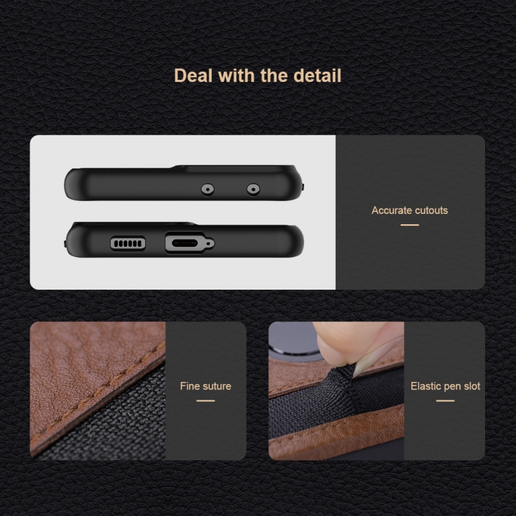 For Samsung Galaxy S21 Ultra 5G NILLKIN Aoge Series Shockproof Leather Case with Card Slot(Brown) For Samsung Galaxy S21 Ultra 5G NILLKIN Aoge Series Shockproof Leather Case with Card Slot(Brown)