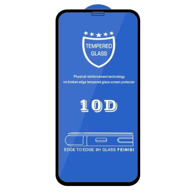 For iPhone 12 mini 9H 10D Full Screen Tempered Glass Screen Protector(Black) For iPhone 12 mini 9H 10D Full Screen Tempered Glass Screen Protector(Black)
