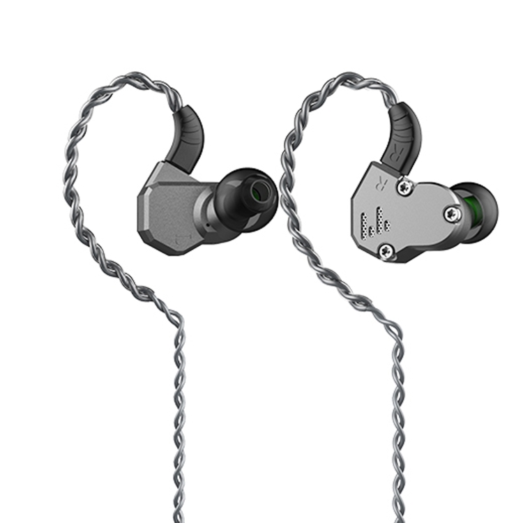 Remax RM-833 Metal HIFI หูฟังแบบมีสาย Triple-driver ความยาว: 1.2 ม. (สีเทา)