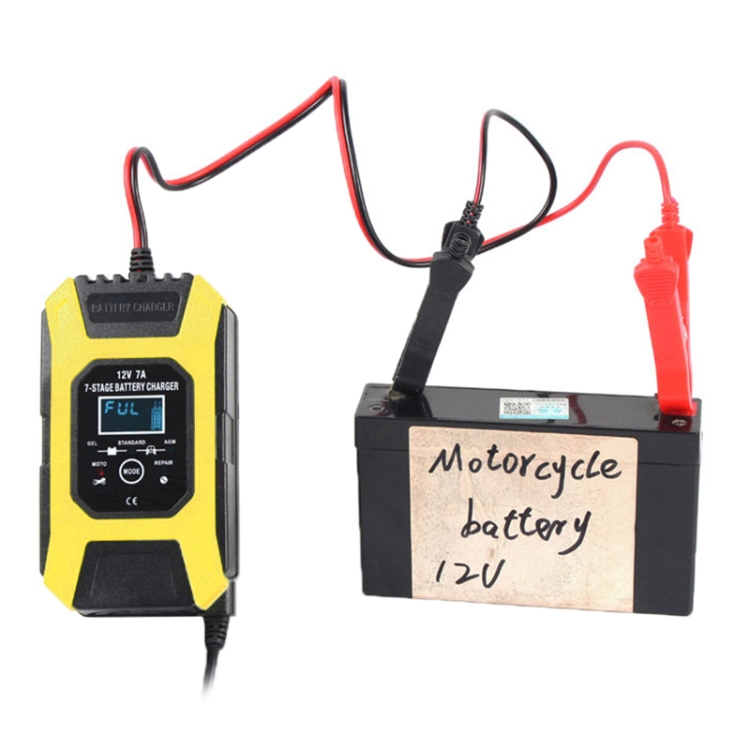 Acquista Caricabatteria per auto 12V6A Caricabatteria per moto  Caricabatterie per riparazione intelligente Caricabatterie 12v US/UK/EU