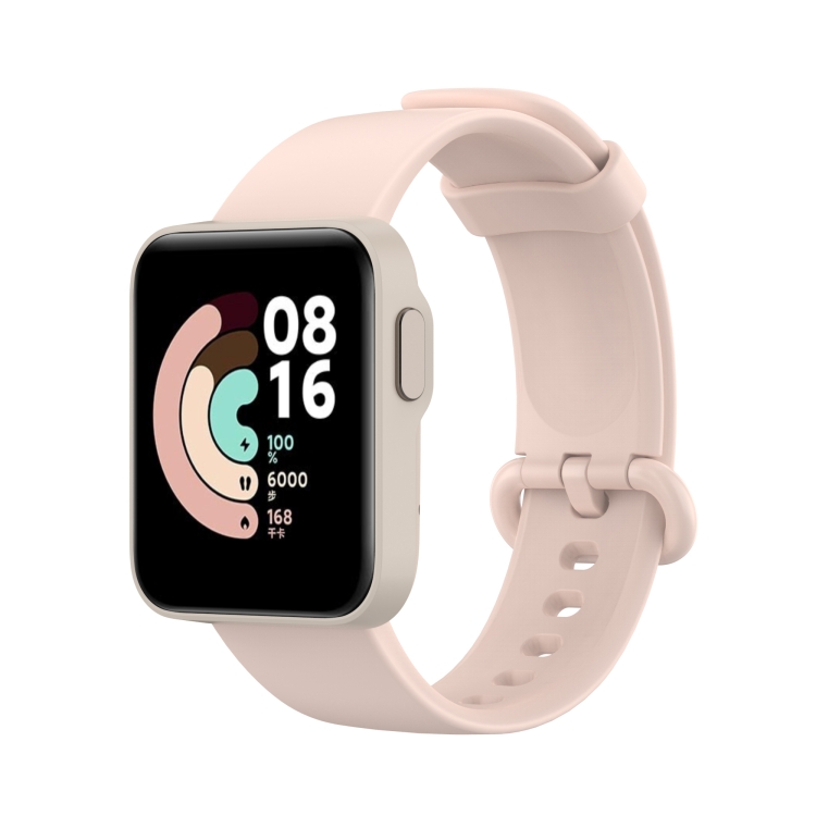 Para Xiaomi Mi Watch Lite / Redmi Watch Silicone Watch Band, Tamaño: One  Size (rosa claro)