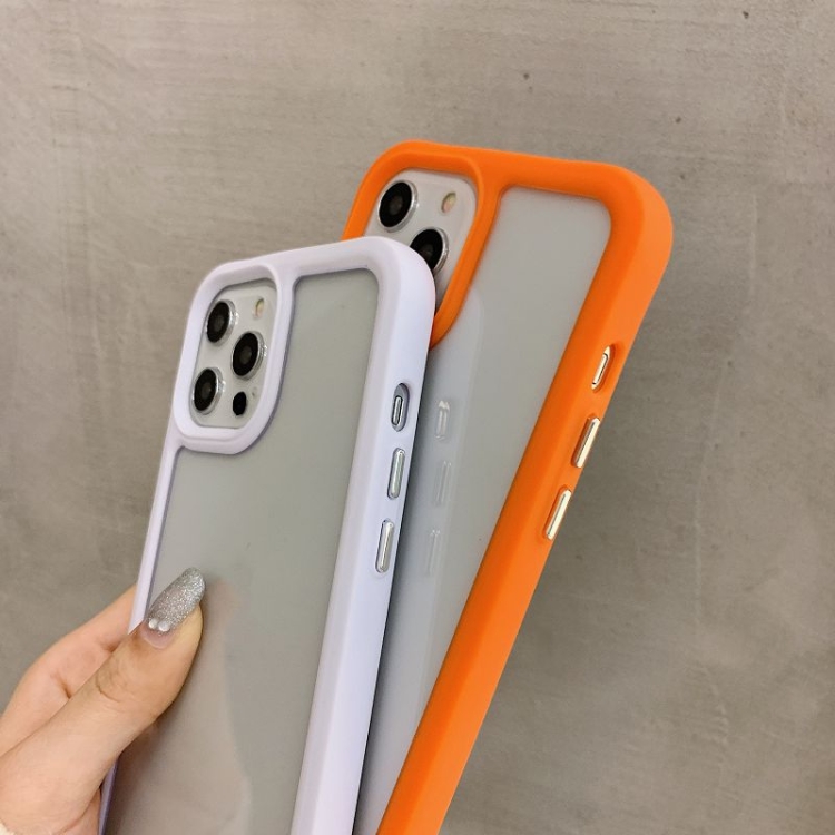 For iPhone 12 / 12 Pro Acrylic + TPU Shockproof Protective Case(Purple) For iPhone 12 / 12 Pro Acrylic + TPU Shockproof Protective Case(Purple)