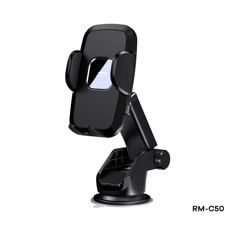 Remax RM-C50 Tuxn Series automašīnu mobilā tālruņa turētāja kronšteins (melns) - 1
