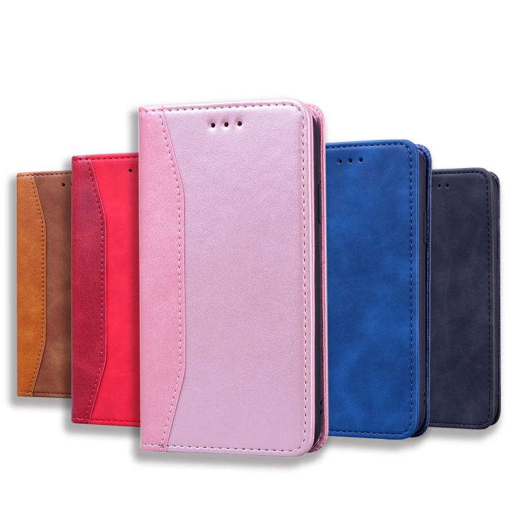 For Samsung Galaxy S21 5G Business Stitching Horizontal Flip Leather Case with Double Folding & Bracket & Card Slots & Photo Frame & Wallet(Brown) For Samsung Galaxy S21 5G Business Stitching Horizontal Flip Leather Case with Double Folding & Bracket & Card Slots & Photo Frame & Wallet(Brown)