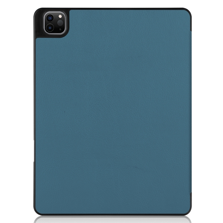 For iPad Pro 12.9 2022 / 2021 Horizontal Flip Honeycomb TPU + PU Leather Tablet Case with Three-folding Holder & Sleep / Wake-up Function & Pen Slot(Dark Green) For iPad Pro 12.9 2022 / 2021 Horizontal Flip Honeycomb TPU + PU Leather Tablet Case with Three-folding Holder & Sleep / Wake-up Function & Pen Slot(Dark Green)