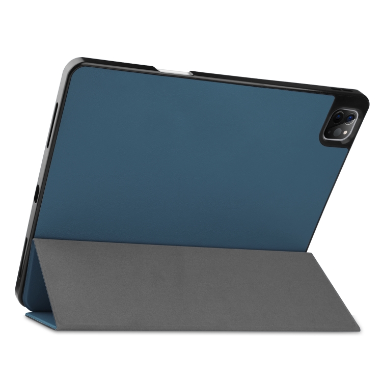 For iPad Pro 12.9 2022 / 2021 Horizontal Flip Honeycomb TPU + PU Leather Tablet Case with Three-folding Holder & Sleep / Wake-up Function & Pen Slot(Dark Green) For iPad Pro 12.9 2022 / 2021 Horizontal Flip Honeycomb TPU + PU Leather Tablet Case with Three-folding Holder & Sleep / Wake-up Function & Pen Slot(Dark Green)