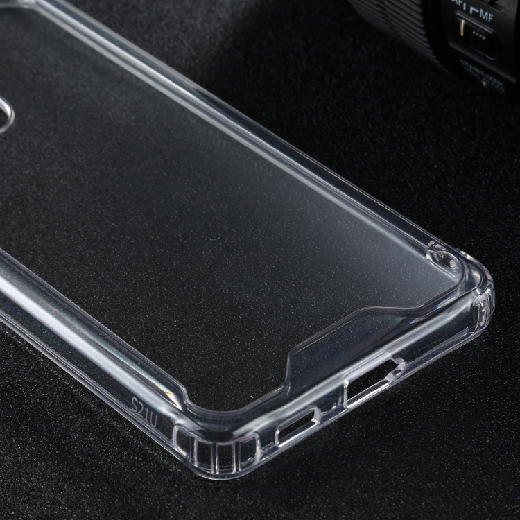 For Samsung Galaxy S21 Ultra 5G Four-corner Shockproof Transparent TPU + PC Protective Case For Samsung Galaxy S21 Ultra 5G Four-corner Shockproof Transparent TPU + PC Protective Case