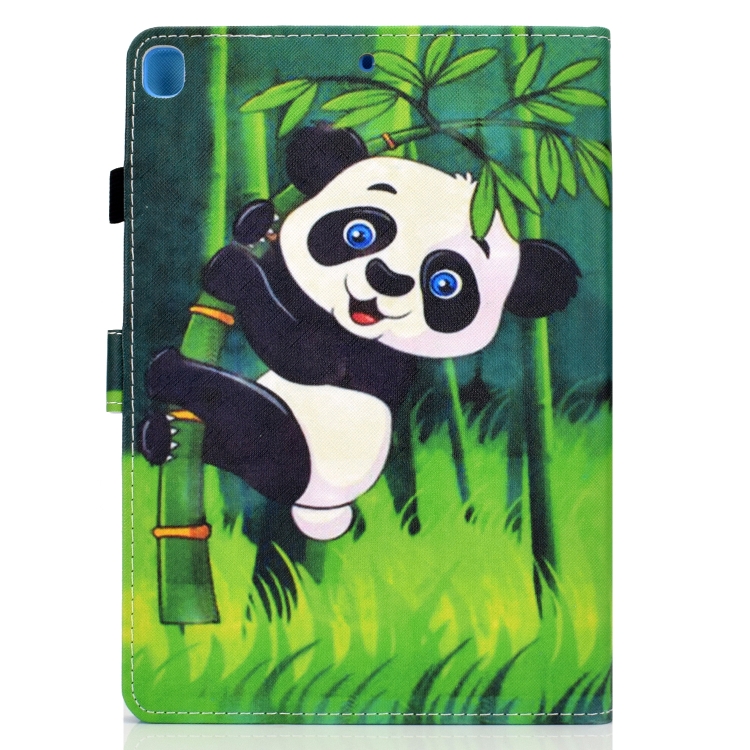 For iPad 10.2 2021 / 2020 / 2019 Colored Drawing Horizontal Flip Leather Case with Holder & Card Slots & Sleep / Wake-up Function(Hug Bear) For iPad 10.2 2021 / 2020 / 2019 Colored Drawing Horizontal Flip Leather Case with Holder & Card Slots & Sleep / Wake-up Function(Hug Bear)