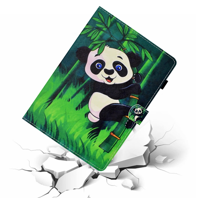 For iPad 10.2 2021 / 2020 / 2019 Colored Drawing Horizontal Flip Leather Case with Holder & Card Slots & Sleep / Wake-up Function(Hug Bear) For iPad 10.2 2021 / 2020 / 2019 Colored Drawing Horizontal Flip Leather Case with Holder & Card Slots & Sleep / Wake-up Function(Hug Bear)