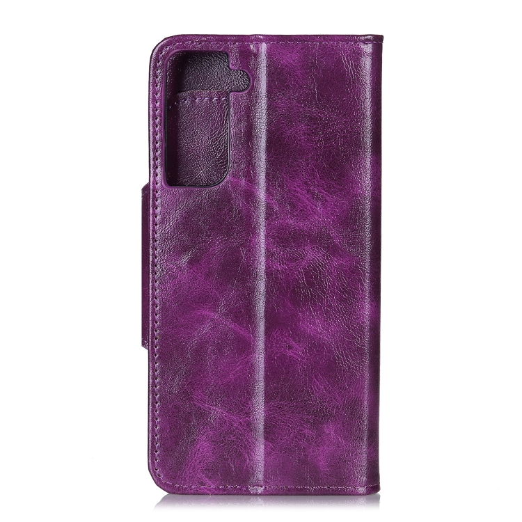 For Samsung Galaxy S21+ 5G Crazy Horse Texture Horizontal Flip Leather Case with Holder & 6-Card Slots & Wallet(Purple) For Samsung Galaxy S21+ 5G Crazy Horse Texture Horizontal Flip Leather Case with Holder & 6-Card Slots & Wallet(Purple)