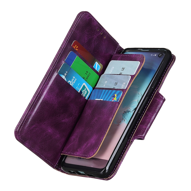 For Samsung Galaxy S21+ 5G Crazy Horse Texture Horizontal Flip Leather Case with Holder & 6-Card Slots & Wallet(Purple) For Samsung Galaxy S21+ 5G Crazy Horse Texture Horizontal Flip Leather Case with Holder & 6-Card Slots & Wallet(Purple)
