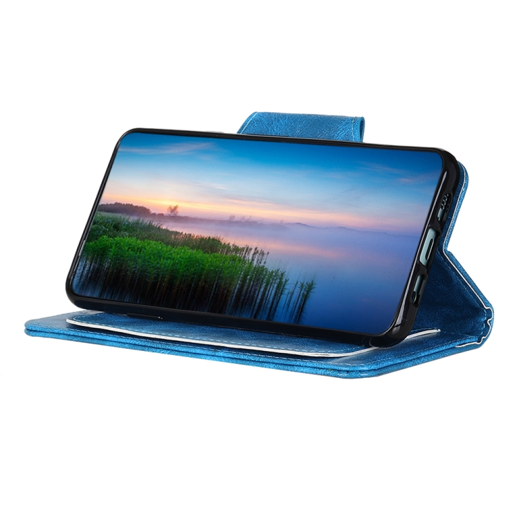 For Samsung Galaxy S21 Ultra 5G Crazy Horse Texture Horizontal Flip Leather Case with Holder & 6-Card Slots & Wallet(Blue) For Samsung Galaxy S21 Ultra 5G Crazy Horse Texture Horizontal Flip Leather Case with Holder & 6-Card Slots & Wallet(Blue)
