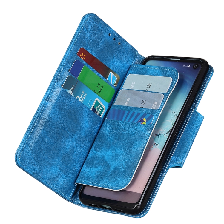 For Samsung Galaxy S21 Ultra 5G Crazy Horse Texture Horizontal Flip Leather Case with Holder & 6-Card Slots & Wallet(Blue) For Samsung Galaxy S21 Ultra 5G Crazy Horse Texture Horizontal Flip Leather Case with Holder & 6-Card Slots & Wallet(Blue)