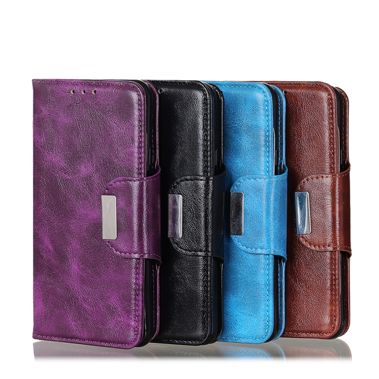 For Samsung Galaxy S21 Ultra 5G Crazy Horse Texture Horizontal Flip Leather Case with Holder & 6-Card Slots & Wallet(Blue) For Samsung Galaxy S21 Ultra 5G Crazy Horse Texture Horizontal Flip Leather Case with Holder & 6-Card Slots & Wallet(Blue)