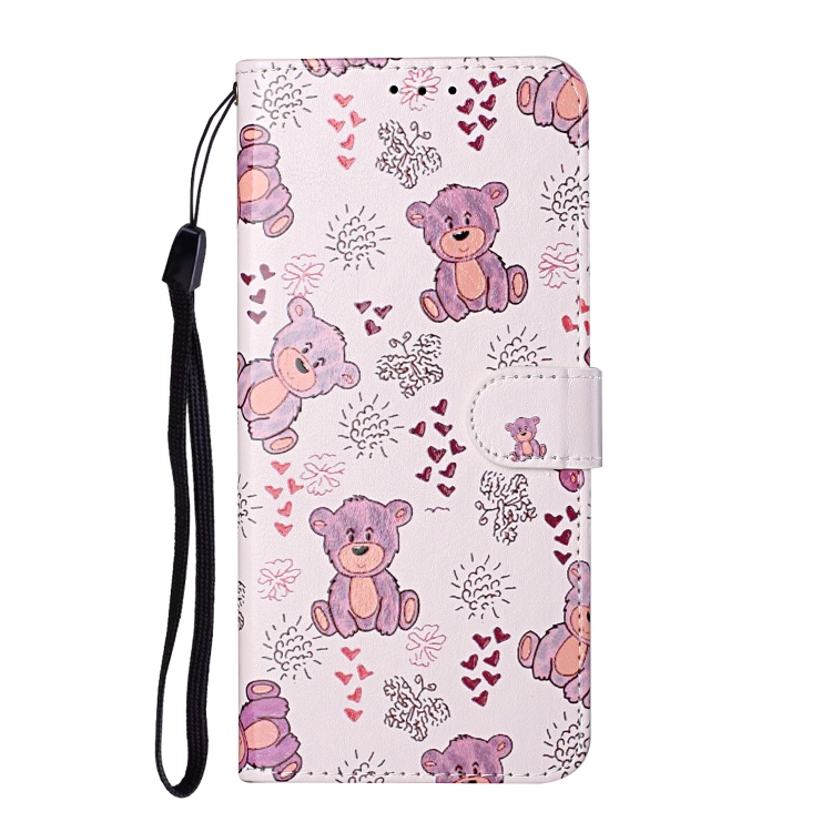 For Samsung Galaxy S21 Ultra 5G Oil Embossed Coloured Drawing Pattern Horizontal Flip PU Leather Case with Holder & Card Slots & Wallet & Lanyard(Little Bear) For Samsung Galaxy S21 Ultra 5G Oil Embossed Coloured Drawing Pattern Horizontal Flip PU Leather Case with Holder & Card Slots & Wallet & Lanyard(Little Bear)