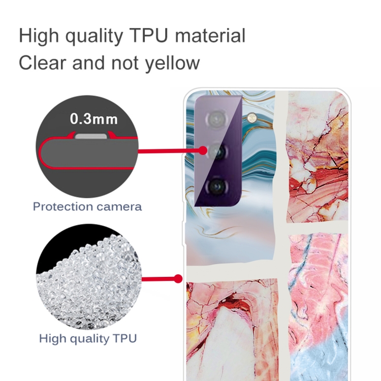 For Samsung Galaxy S21+ 5G A Series Marble Pattern TPU Protective Case(HC-A21) For Samsung Galaxy S21+ 5G A Series Marble Pattern TPU Protective Case(HC-A21)