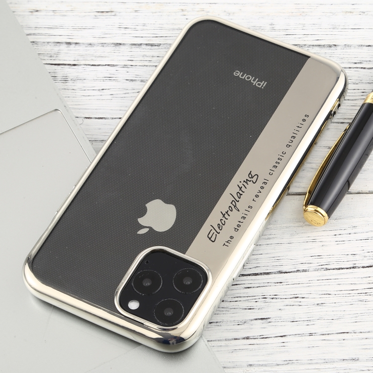 For iPhone 11 Pro Transparent TPU Anti-Drop And Waterproof Mobile Phone Protective Case(Silver) For iPhone 11 Pro Transparent TPU Anti-Drop And Waterproof Mobile Phone Protective Case(Silver)