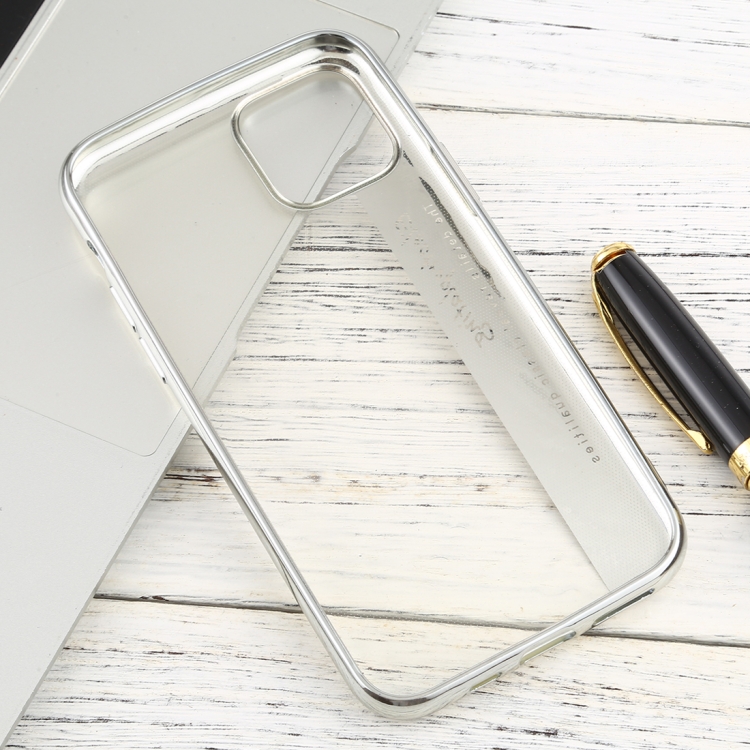 For iPhone 11 Pro Transparent TPU Anti-Drop And Waterproof Mobile Phone Protective Case(Silver) For iPhone 11 Pro Transparent TPU Anti-Drop And Waterproof Mobile Phone Protective Case(Silver)