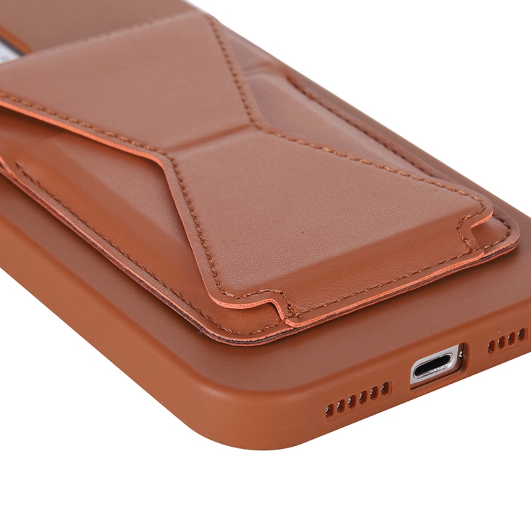 Magsafing Magnetic Folding Stand Leather Wallet Snap-On Card Holder Case Bag for iPhone 12 mini, iPhone 12, iPhone 12 Pro, iPhone 12 Pro Max(Brown) Magsafing Magnetic Folding Stand Leather Wallet Snap-On Card Holder Case Bag for iPhone 12 mini, iPhone 12, iPhone 12 Pro, iPhone 12 Pro Max(Brown)