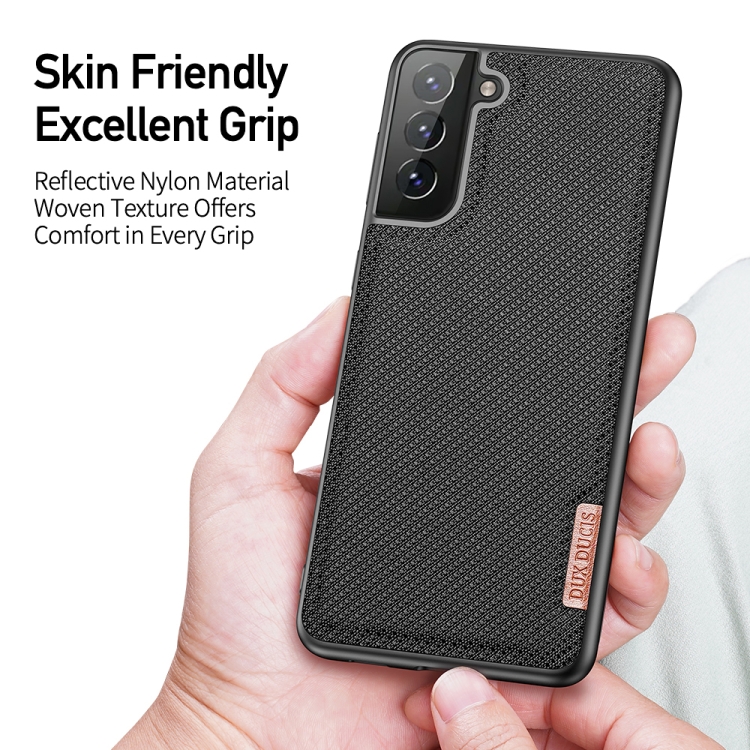 For Samsung Galaxy S21+ 5G DUX DUCIS Fino Series PU + TPU Protective Case(Black)