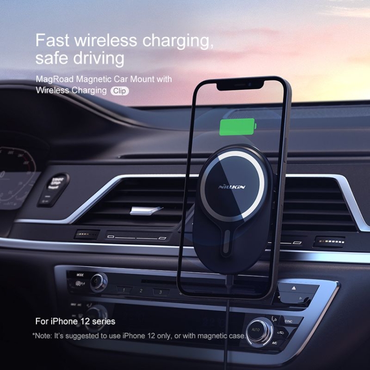 NILLKIN MagRoad Magnetic Car Holder with Wireless Charging NILLKIN MagRoad Magnetic Car Holder with Wireless Charging