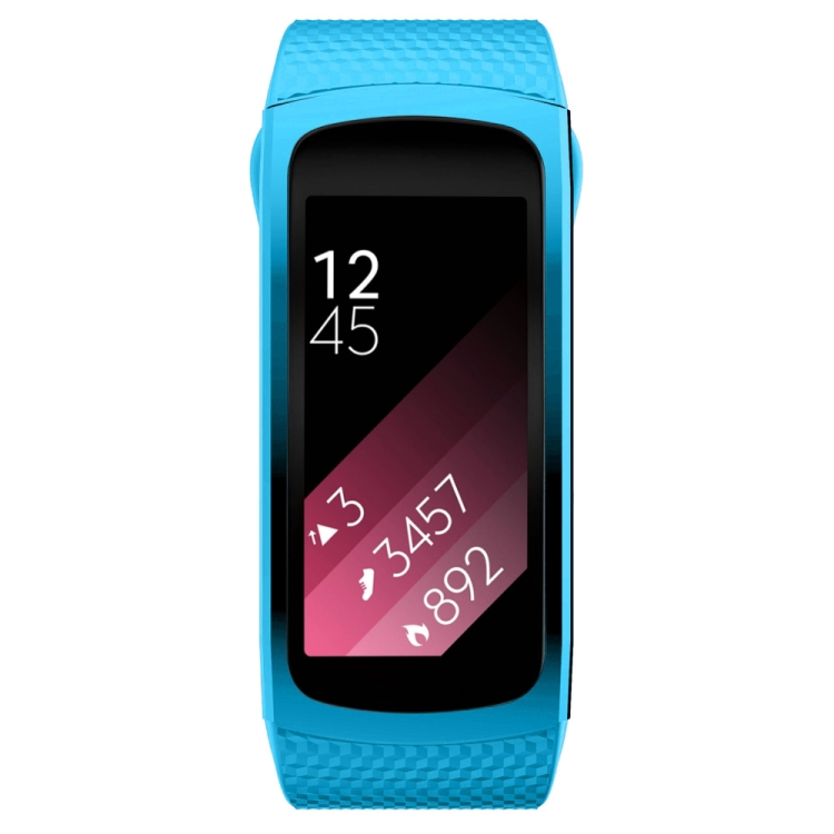 For Samsung Gear Fit2 Pro Silicone Watch Band Size S Sky Blue