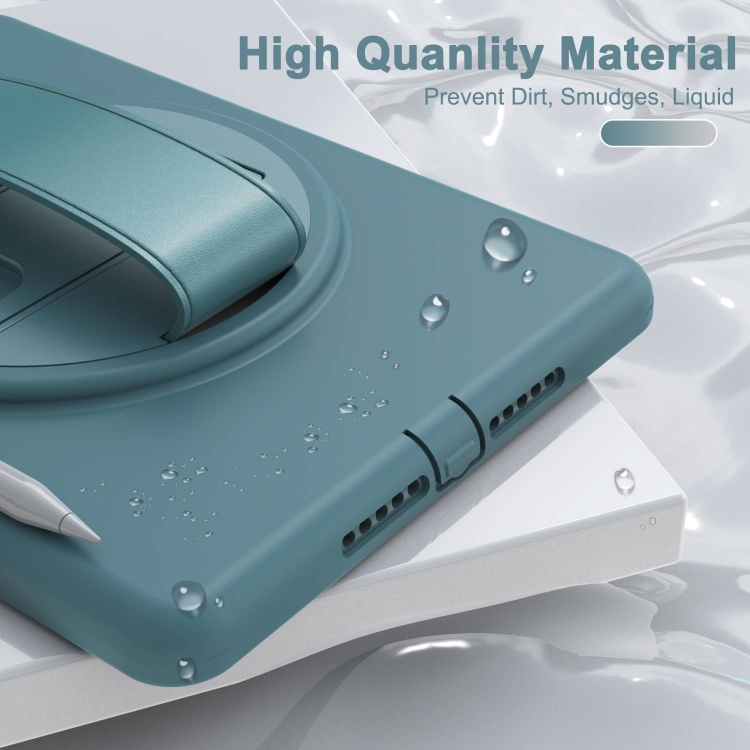 360 Degree Rotation PC+TPU Protective Cover with Holder & Hand Strap & Pen Slot For Apple iPad 9.7 (2018) & (2017) / Pro 9.7 / Air 2 / Air (Emerald Blue) 360 Degree Rotation PC+TPU Protective Cover with Holder & Hand Strap & Pen Slot For Apple iPad 9.7 (2018) & (2017) / Pro 9.7 / Air 2 / Air (Emerald Blue)