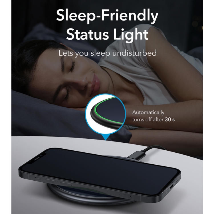 ESR 2C503 HaloLock Tidal Portable Magnetic Wireless Charger for iPhone 12 Series(Black) ESR 2C503 HaloLock Tidal Portable Magnetic Wireless Charger for iPhone 12 Series(Black)
