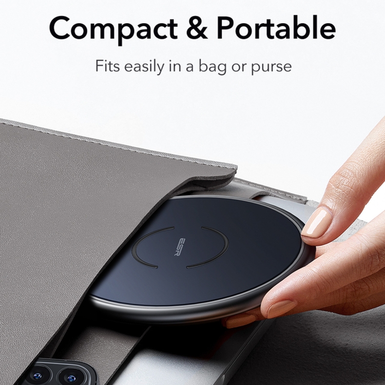 ESR 2C503 HaloLock Tidal Portable Magnetic Wireless Charger for iPhone 12 Series(Black) ESR 2C503 HaloLock Tidal Portable Magnetic Wireless Charger for iPhone 12 Series(Black)