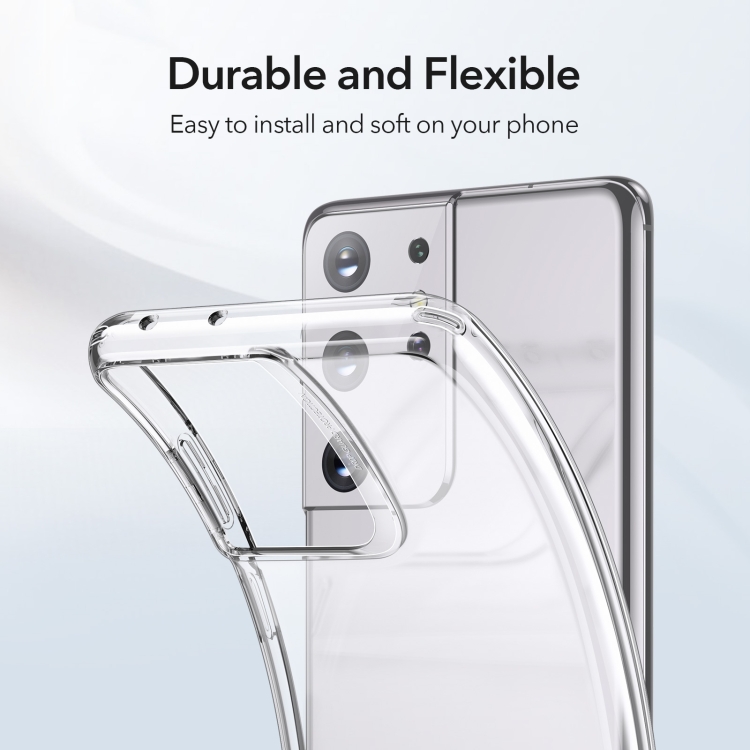 For Samsung Galaxy S21 Ultra 5G ESR Project Zero Serie Ultra-thin Shockproof Soft TPU Protective Case(Transparent) For Samsung Galaxy S21 Ultra 5G ESR Project Zero Serie Ultra-thin Shockproof Soft TPU Protective Case(Transparent)