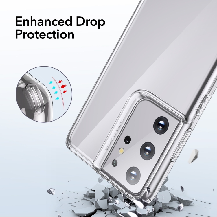 For Samsung Galaxy S21 Ultra 5G ESR Project Zero Serie Ultra-thin Shockproof Soft TPU Protective Case(Transparent) For Samsung Galaxy S21 Ultra 5G ESR Project Zero Serie Ultra-thin Shockproof Soft TPU Protective Case(Transparent)