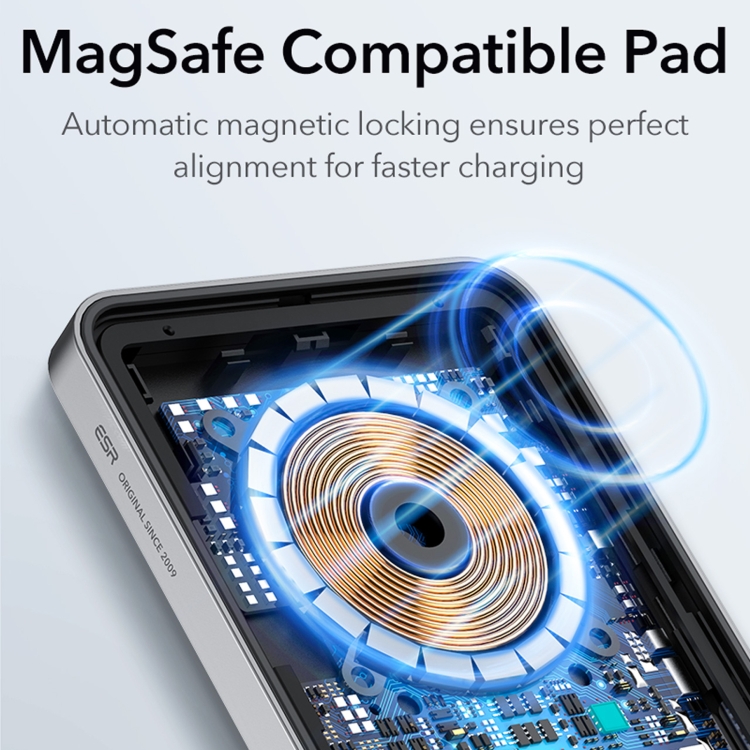 ESR EFC004O HaloLock 2 In 1 Magnetic Dual Core Charging Pad for iPhone 12 Series & AirPods, EU Plug(Black) ESR EFC004O HaloLock 2 In 1 Magnetic Dual Core Charging Pad for iPhone 12 Series & AirPods, EU Plug(Black)
