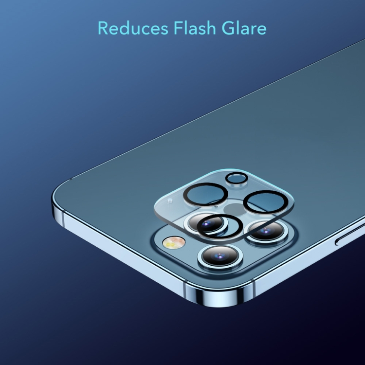 For iPhone 12 Pro 2pcs ESR Premium Clear 9H Full Cover Tempered Glass Lens Camera Protector(Clear) For iPhone 12 Pro 2pcs ESR Premium Clear 9H Full Cover Tempered Glass Lens Camera Protector(Clear)