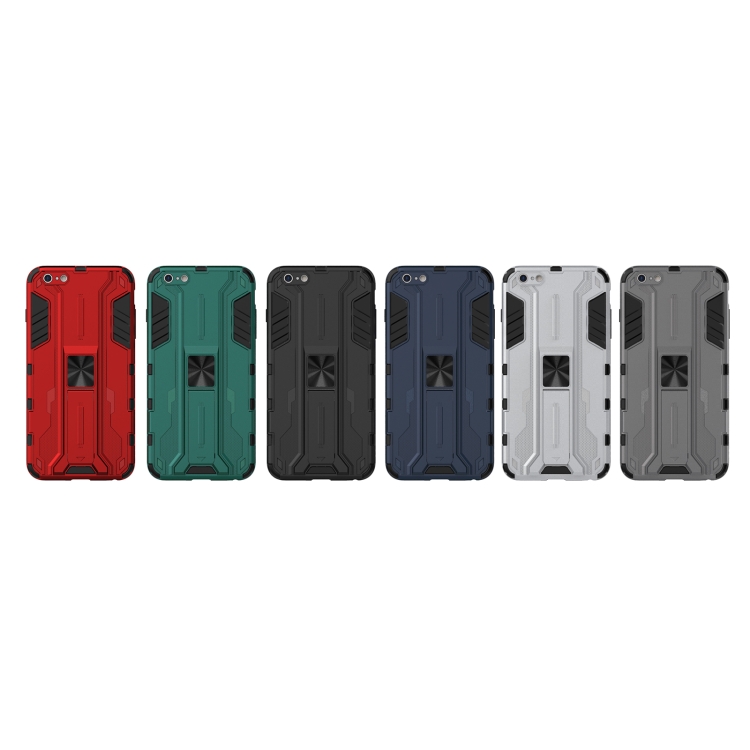 Supersonic PC + TPU Shock-proof Protective Case with Holder For iPhone 6 Plus & 6s Plus(Red) Supersonic PC + TPU Shock-proof Protective Case with Holder For iPhone 6 Plus & 6s Plus(Red)