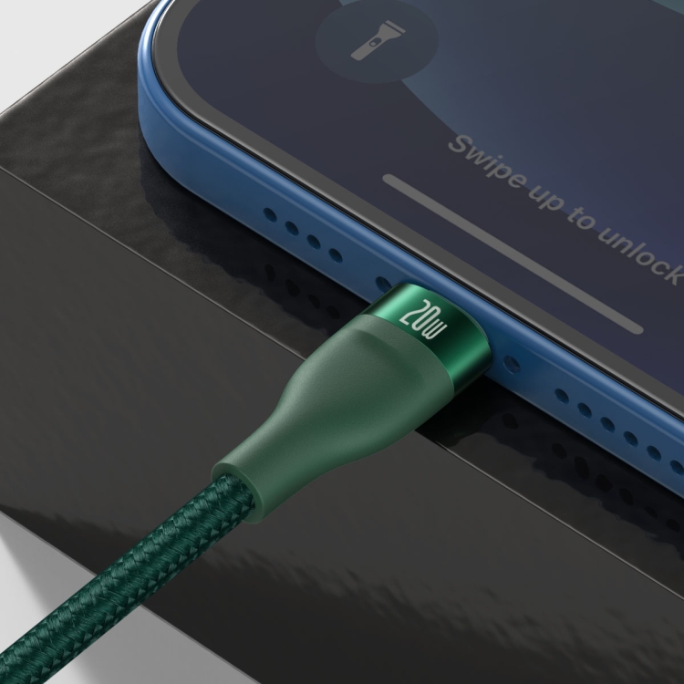 Baseus CA1T2-F06 Flash Series 100W 2 in 1 USB-C / Type-C to USB-C / Type-C + 8 Pin Ports Fast Charging Data Cable, Cable Length: 1.2m(Dark Green) Baseus CA1T2-F06 Flash Series 100W 2 in 1 USB-C / Type-C to USB-C / Type-C + 8 Pin Ports Fast Charging Data Cable, Cable Length: 1.2m(Dark Green)