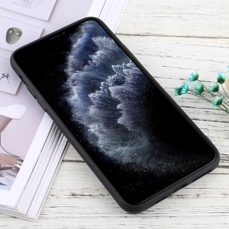 For iPhone 11 Pro Max TPU Soft Protective Case(Black)