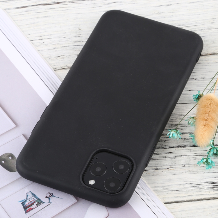 For iPhone 11 Pro Max TPU Soft Protective Case(Black)