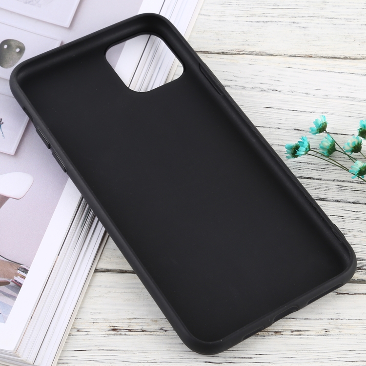 For iPhone 11 Pro Max TPU Soft Protective Case(Black)
