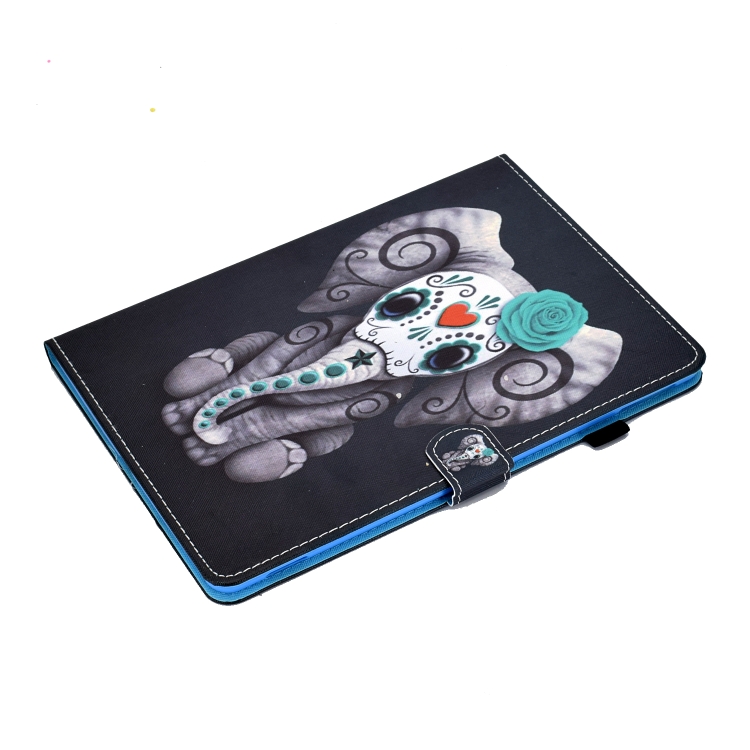 Painted Pattern TPU Horizontal Flip Leather Protective Case For iPad Pro 10.5 (2017)/Air (2019)(Rose Elephant) Painted Pattern TPU Horizontal Flip Leather Protective Case For iPad Pro 10.5 (2017)/Air (2019)(Rose Elephant)